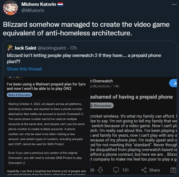 commentary on blizzard's prepaid phone fiasco